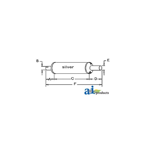Muffler 27" x7" x7"